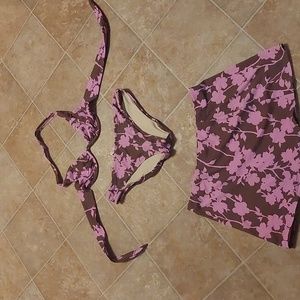 Victoria secret 3 piece swim wear